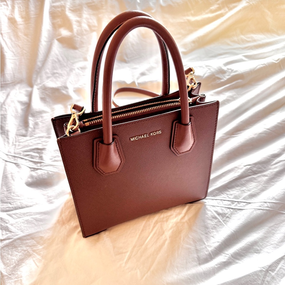 Michael Kors Brown Saffiano Leather Tote Bag